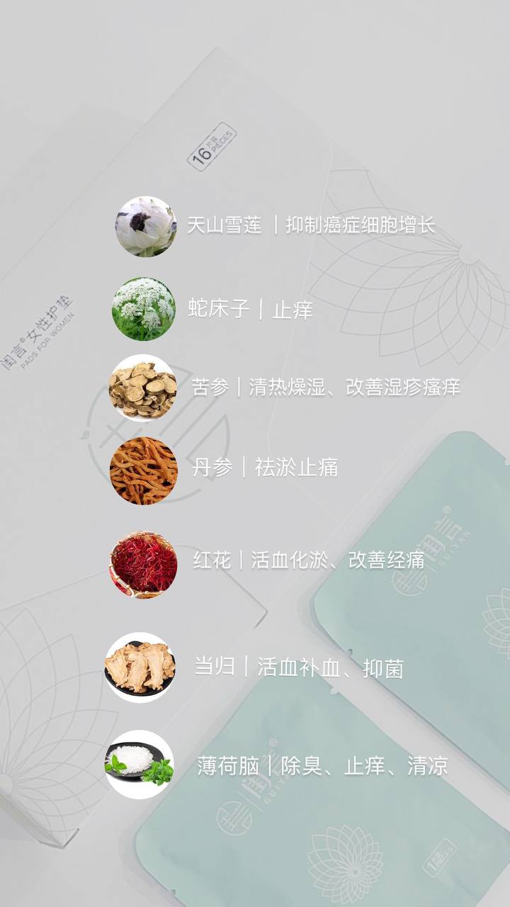 Zeal Daisy Feminine Wellness Pad Set 雪莲养护套